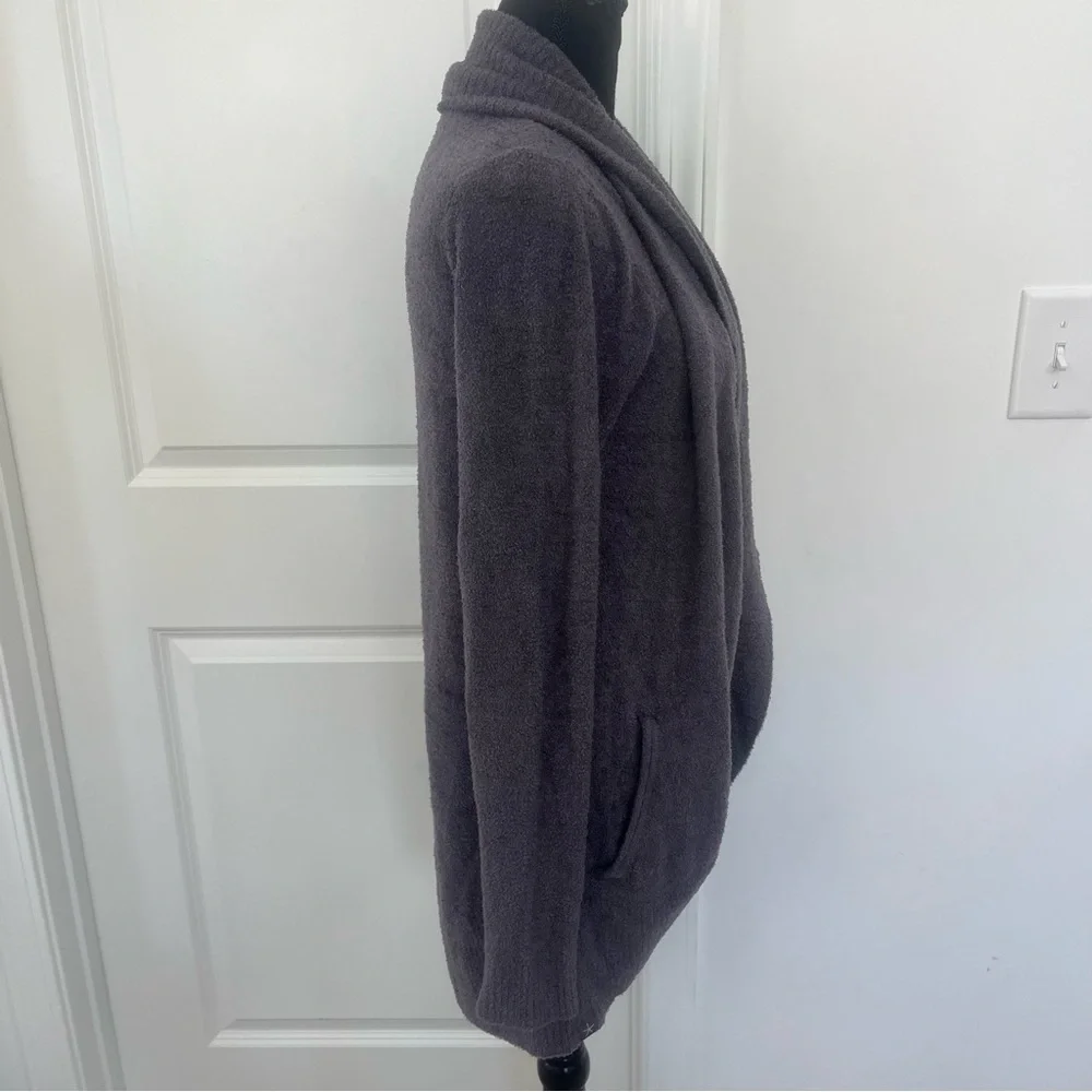 Barefoot Dreams CozyChic Lite® Circle Cardigan Sz M Purple - Picture 3 of 6